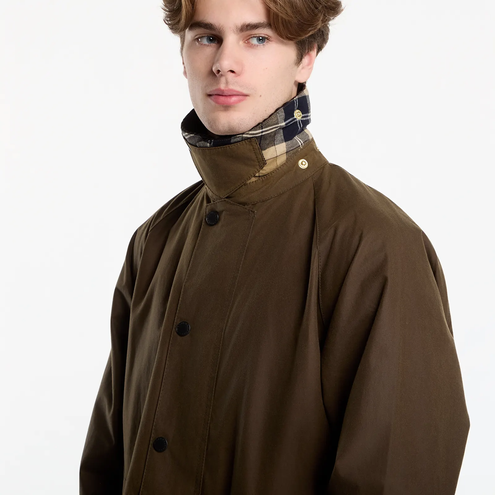 Jacken Barbour Icons Transport Wax Brown