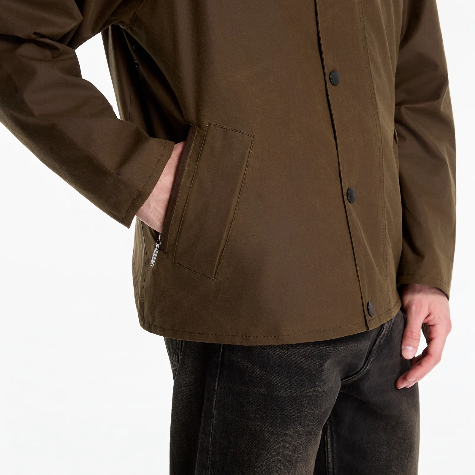 Jacken Barbour Icons Transport Wax Brown