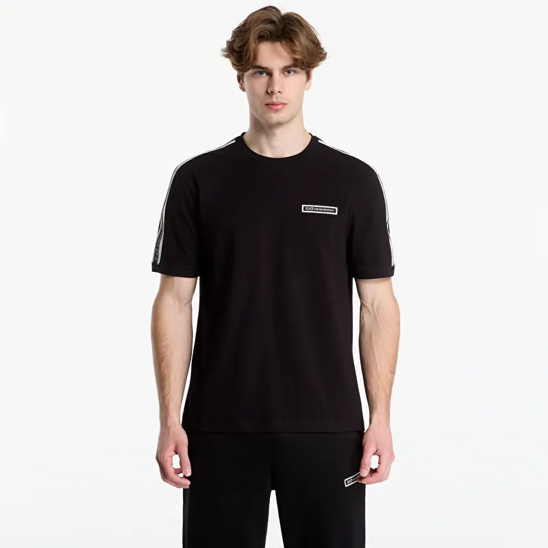 T-Shirt EA7 Emporio Armani Train Logo Series M Tape Tee S Black