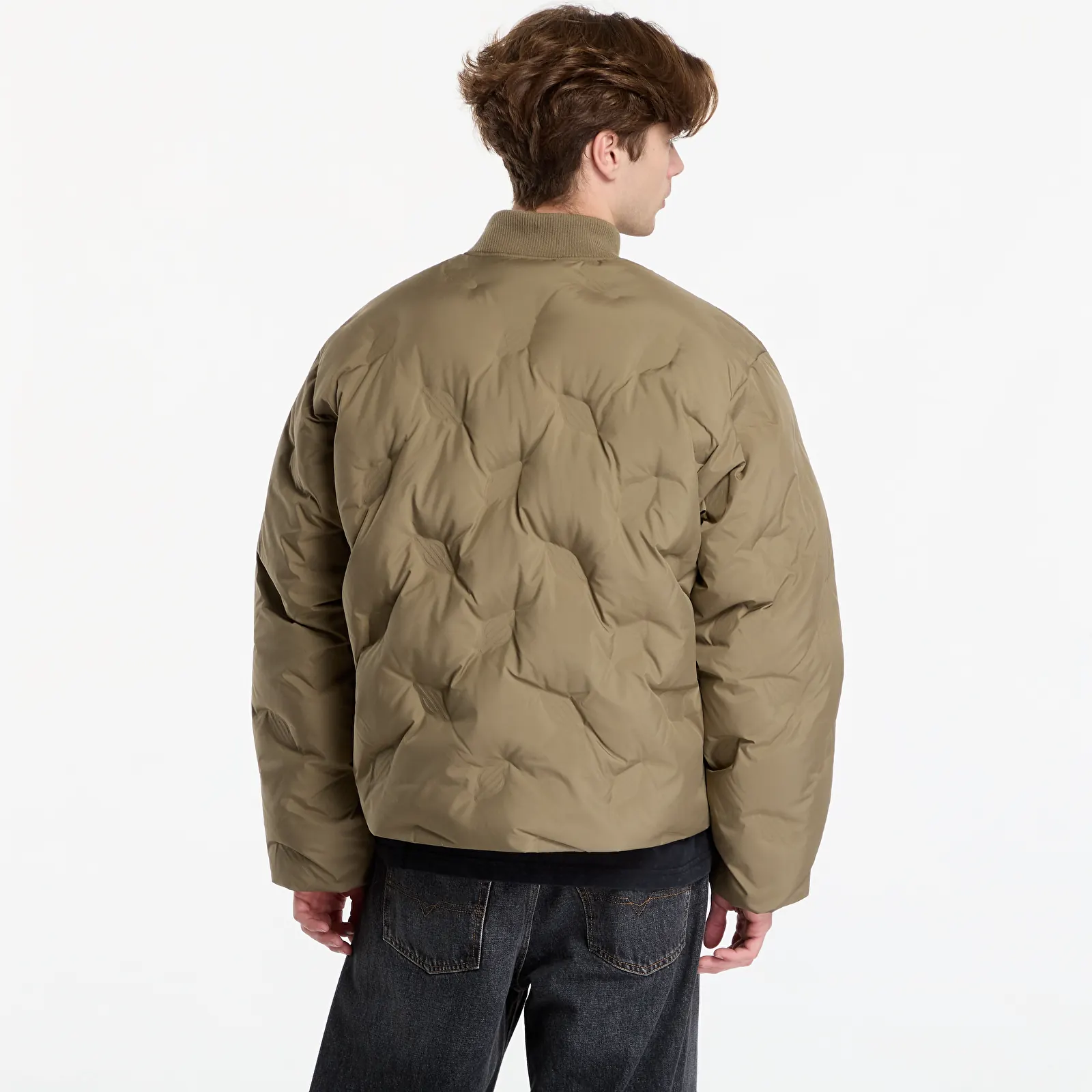 Chaquetas Daily Paper Ayan Monogram Puffer Jacket Army Green