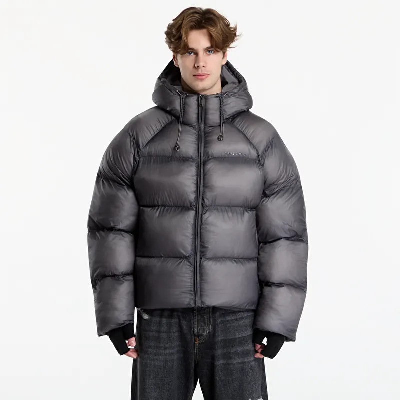 Giacca Daily Paper Raglan Sleeve Dias Puffer Jacket Black
