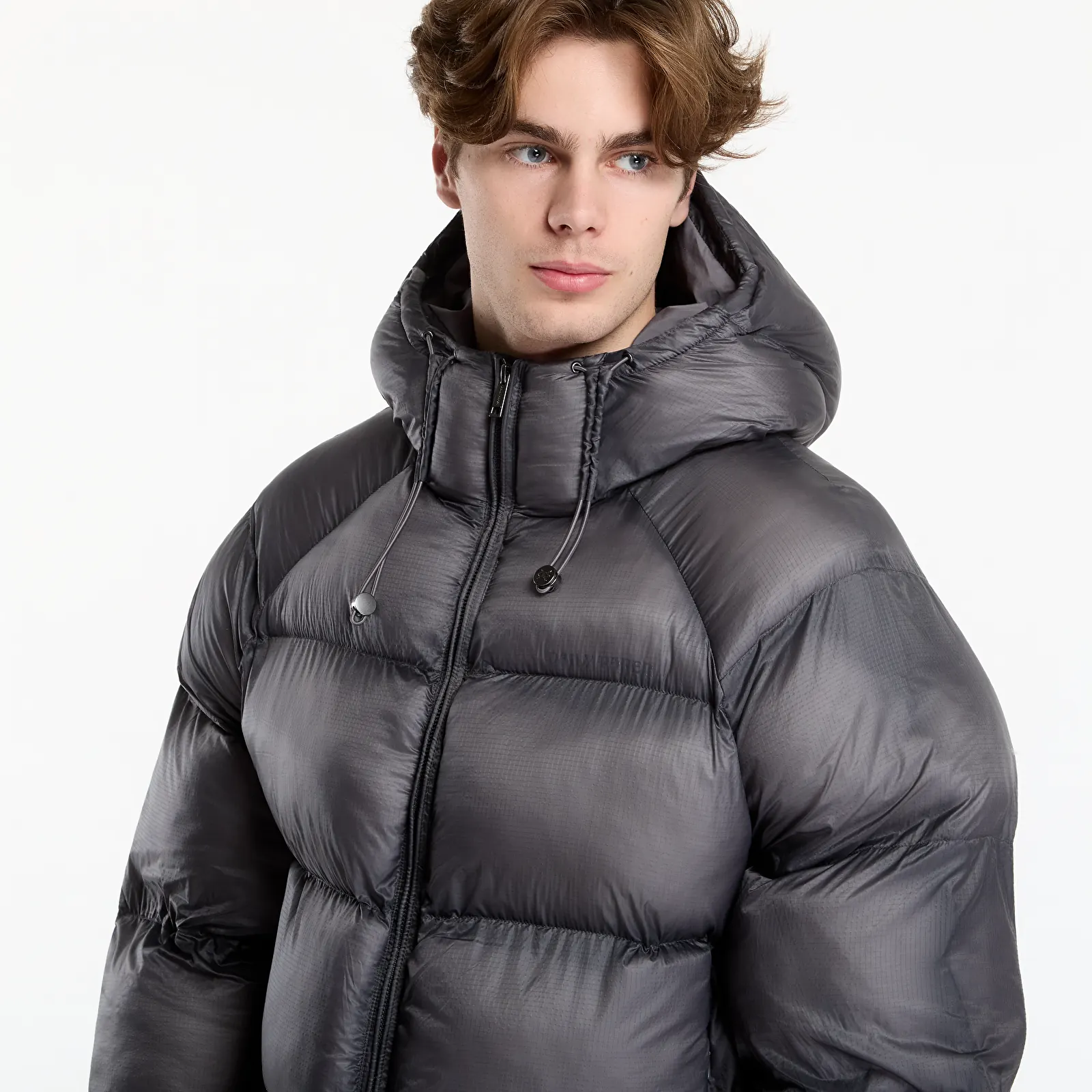 Ανδρικά σακάκια Daily Paper Raglan Sleeve Dias Puffer Jacket Black