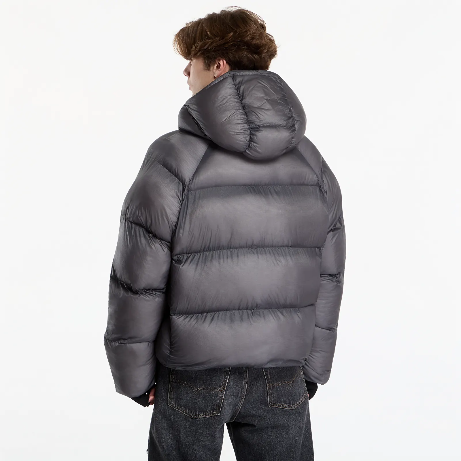 Ανδρικά σακάκια Daily Paper Raglan Sleeve Dias Puffer Jacket Black