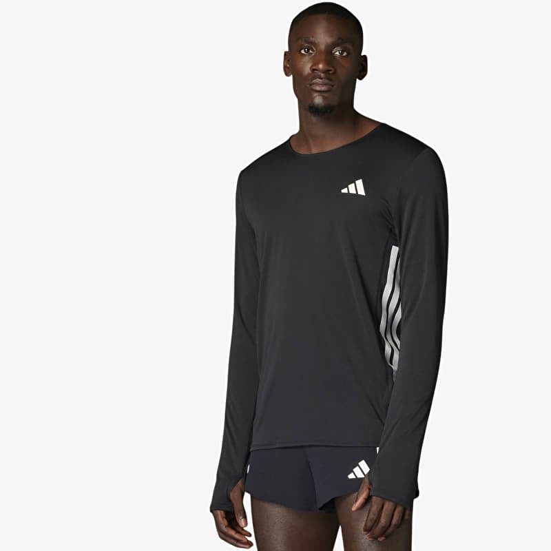 T-shirt adidas Adizero Running Longsleeve T-Shirt Black