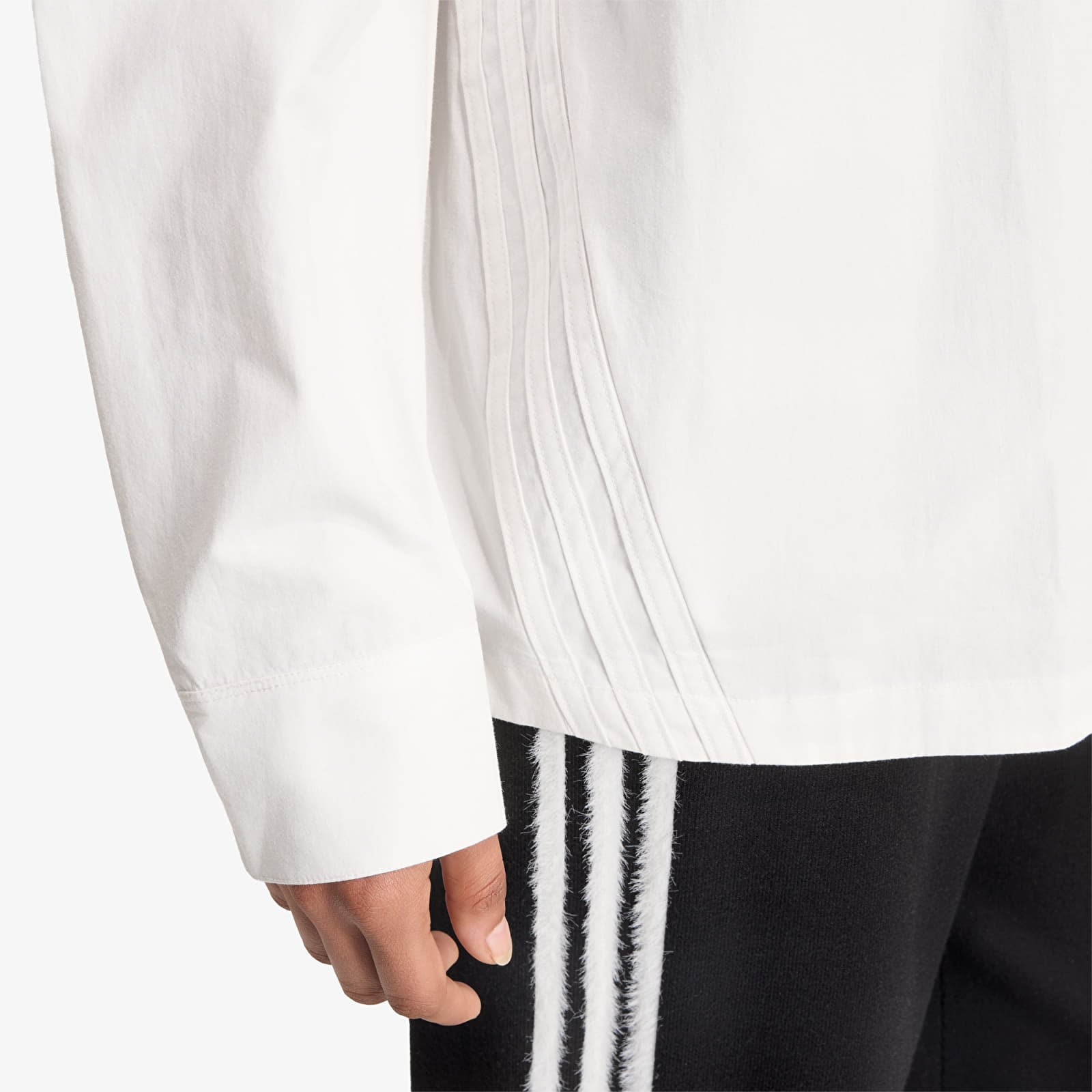 Ženske majice adidas 3 Stripes Shirt Cloud White/ Cloud White