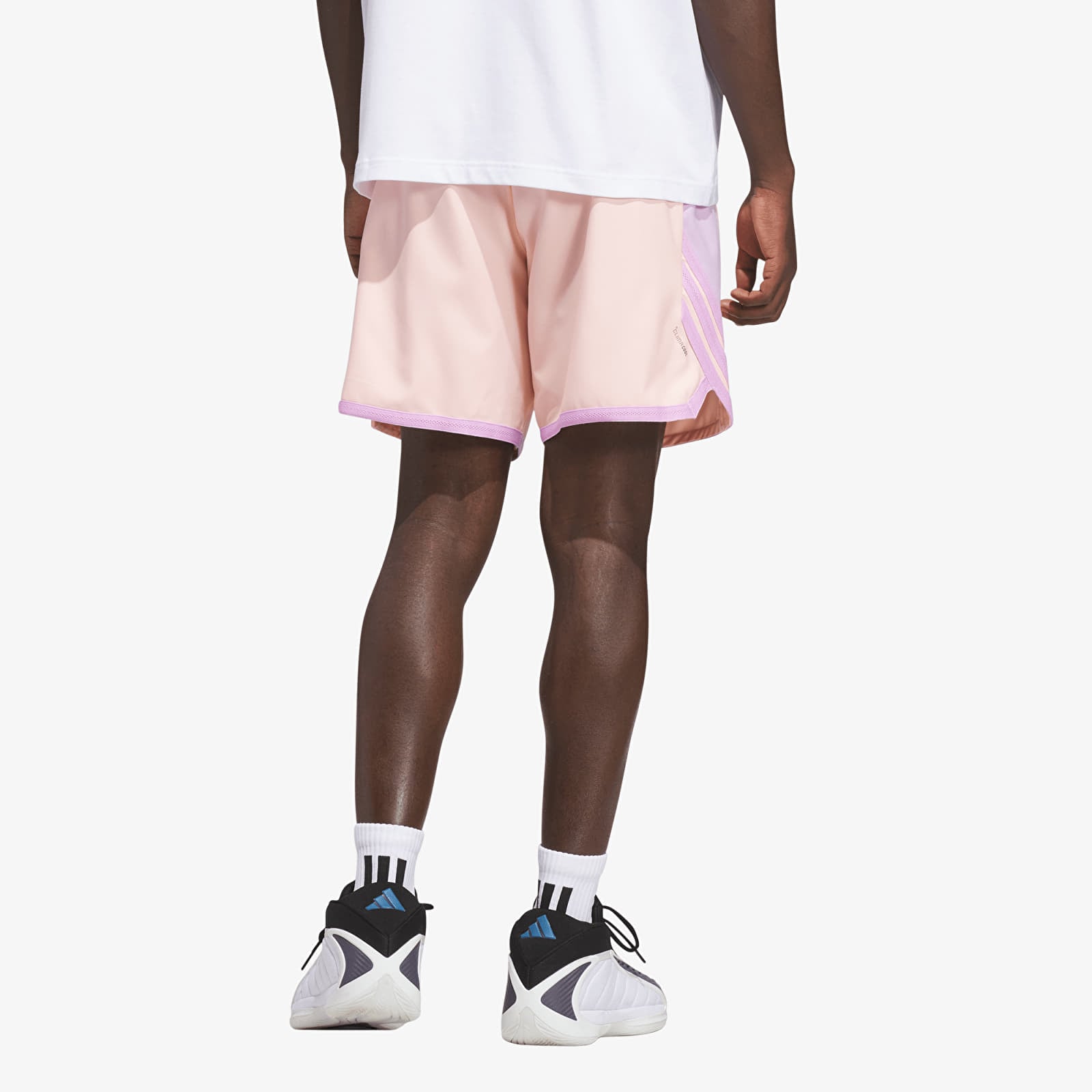Men's shorts adidas Anthony Edwards Crazy Lite Short Haze Coral/ Bliss Lilac