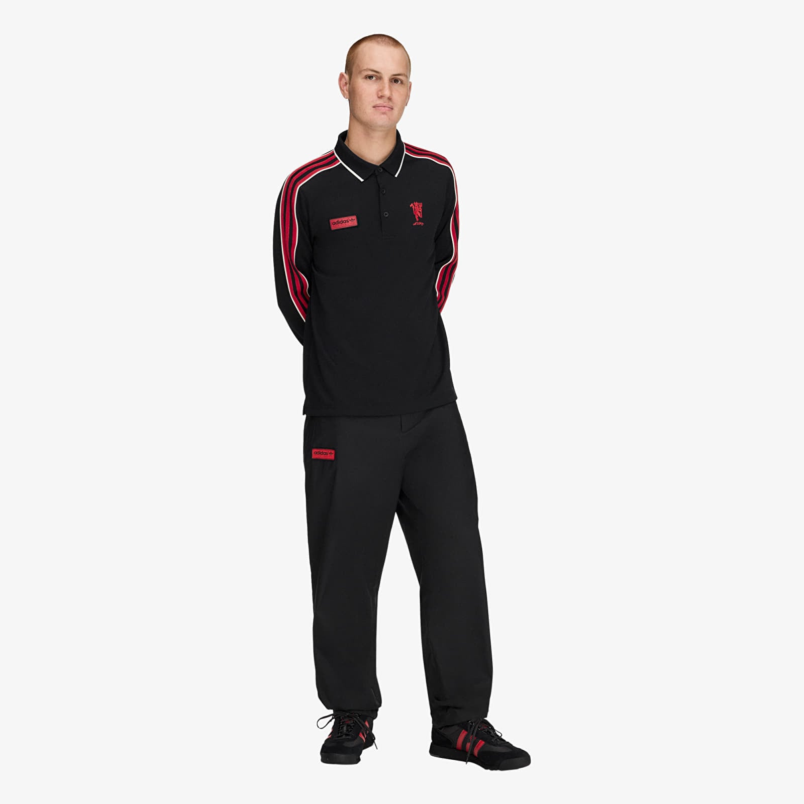 Pánske tričká adidas Manchester United SPZL F.C. Polo Black