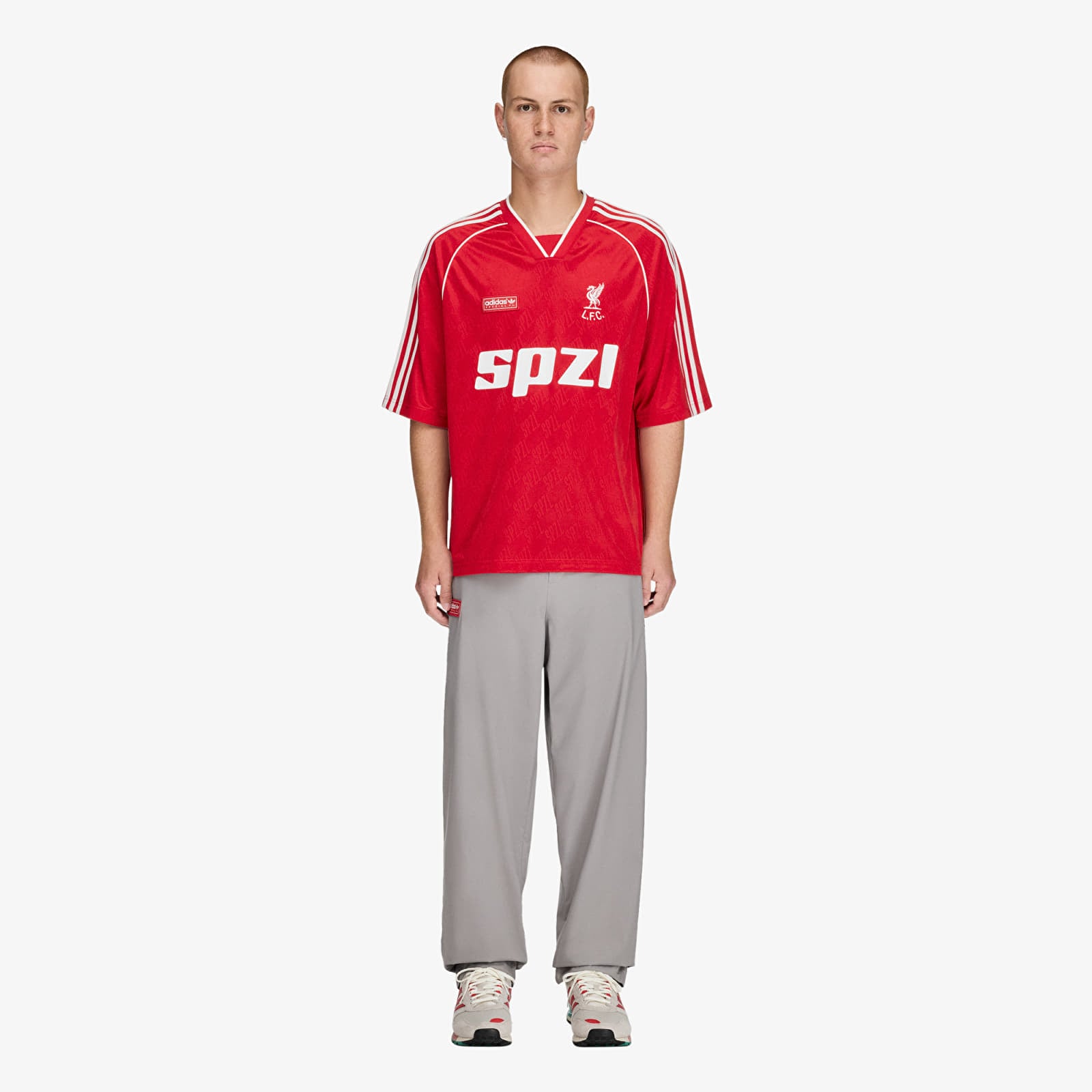 Pánske nohavice adidas Liverpool SPZL F.C. Track Pant Dove Grey