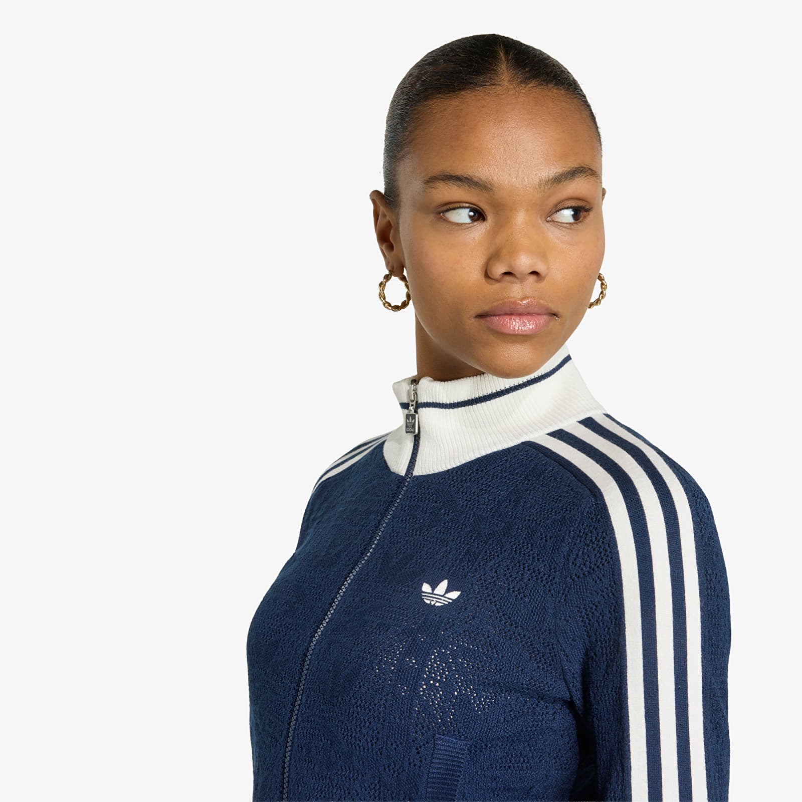 Damesjassen adidas Sports Track Top Night Indigo/ Off White