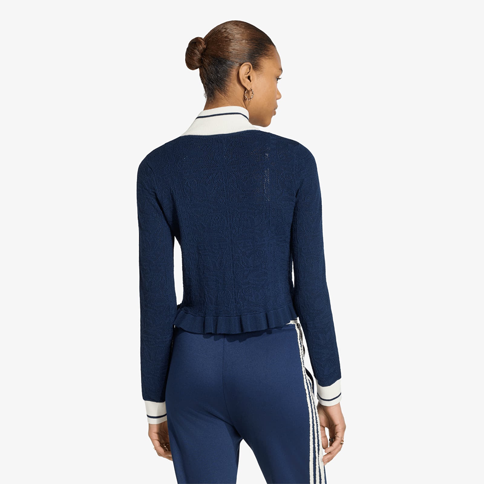 Damesjassen adidas Sports Track Top Night Indigo/ Off White