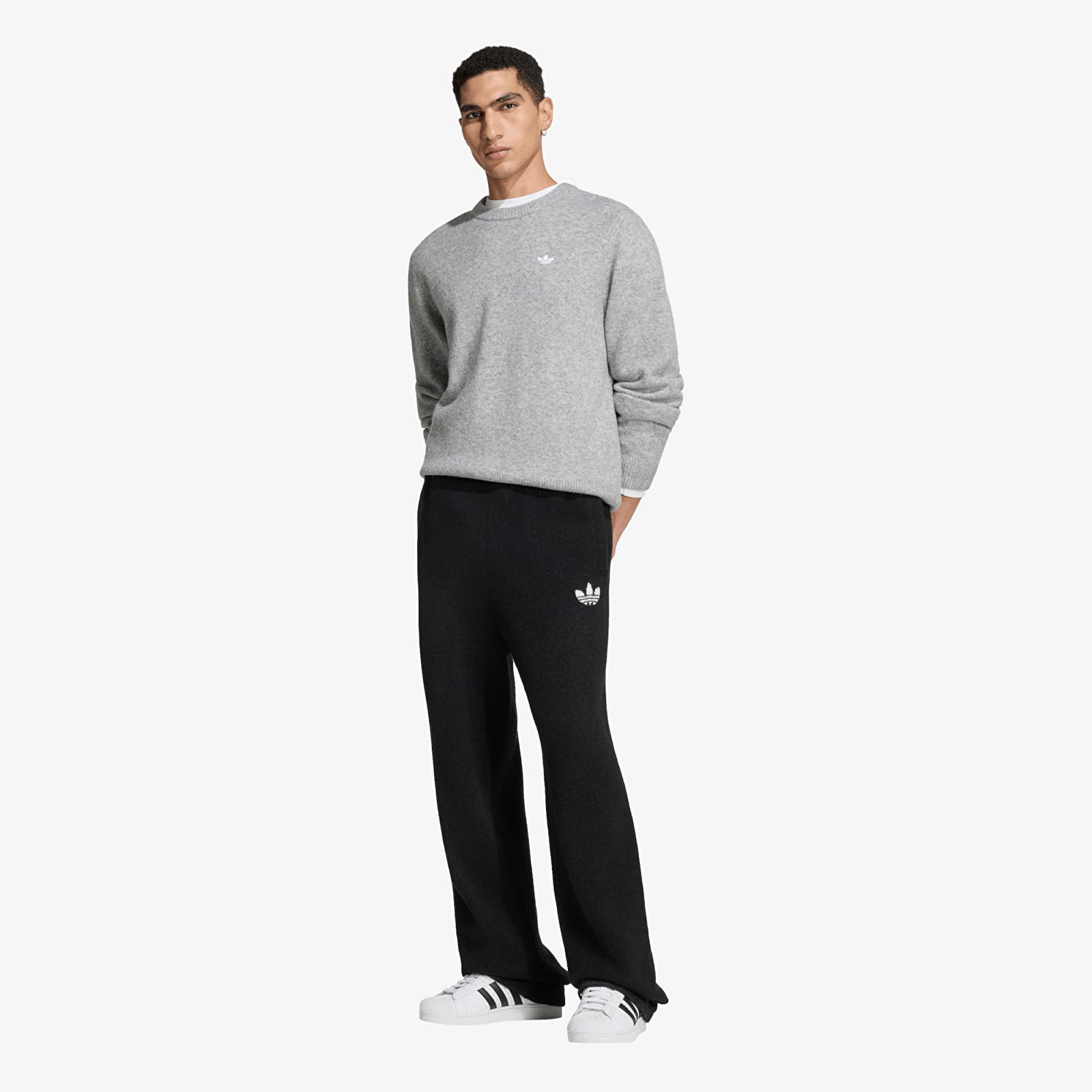 Bukser for menn adidas Originals Essentials Knit Pants Black