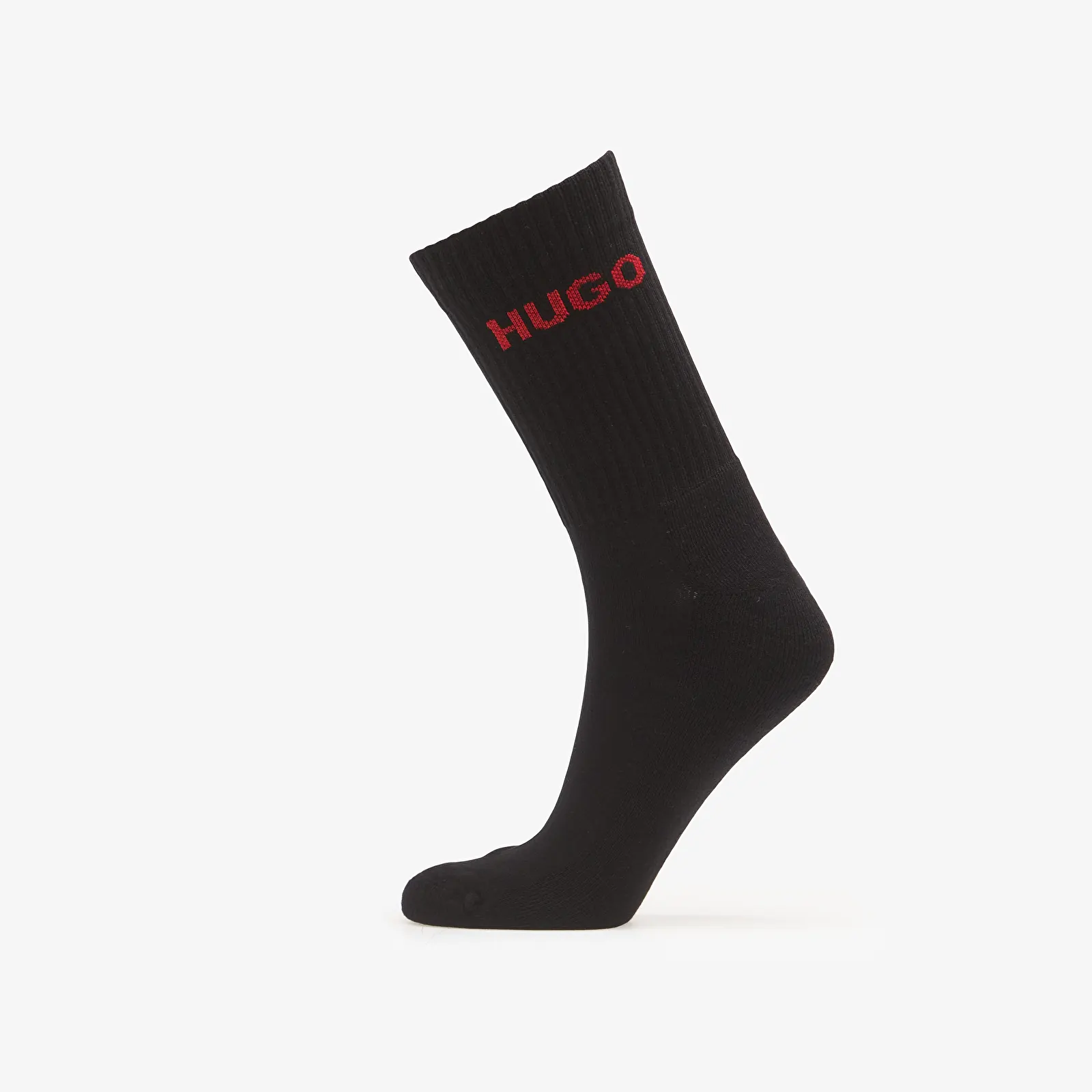 Men's socks Hugo Boss 6-Pack QS Rib Logo Socks Black
