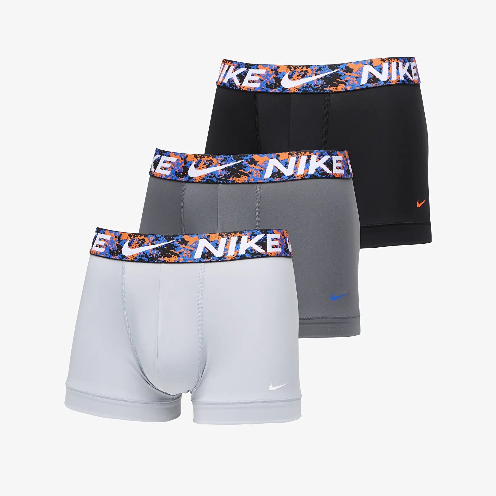 Bokserki męskie Nike Trunk 3-Pack Grey