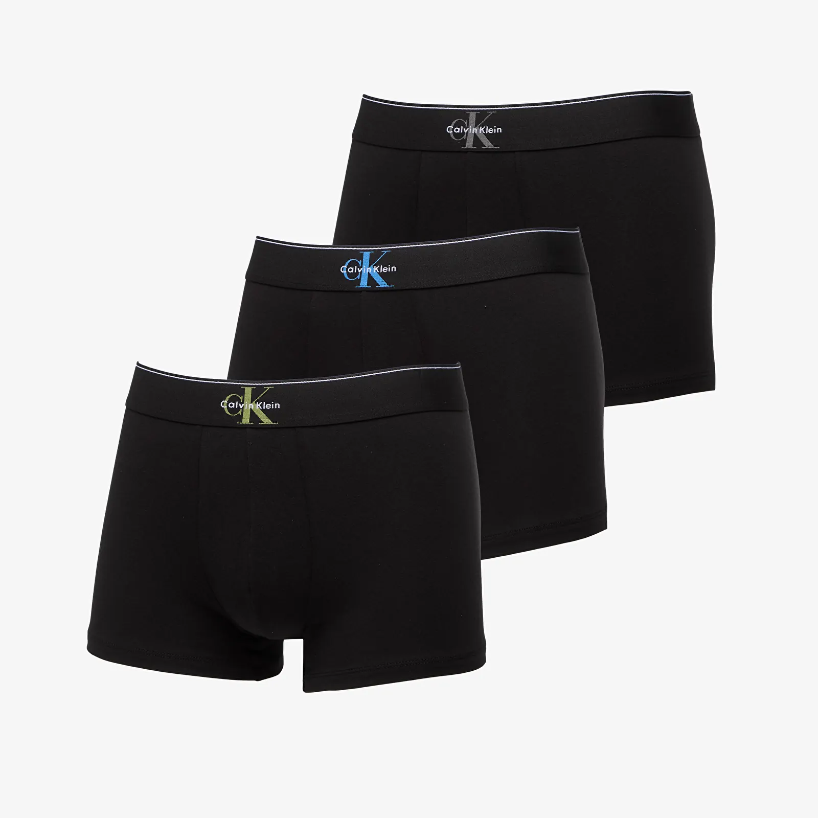 Shorts for menn Calvin Klein Trunk 3-Pack Black
