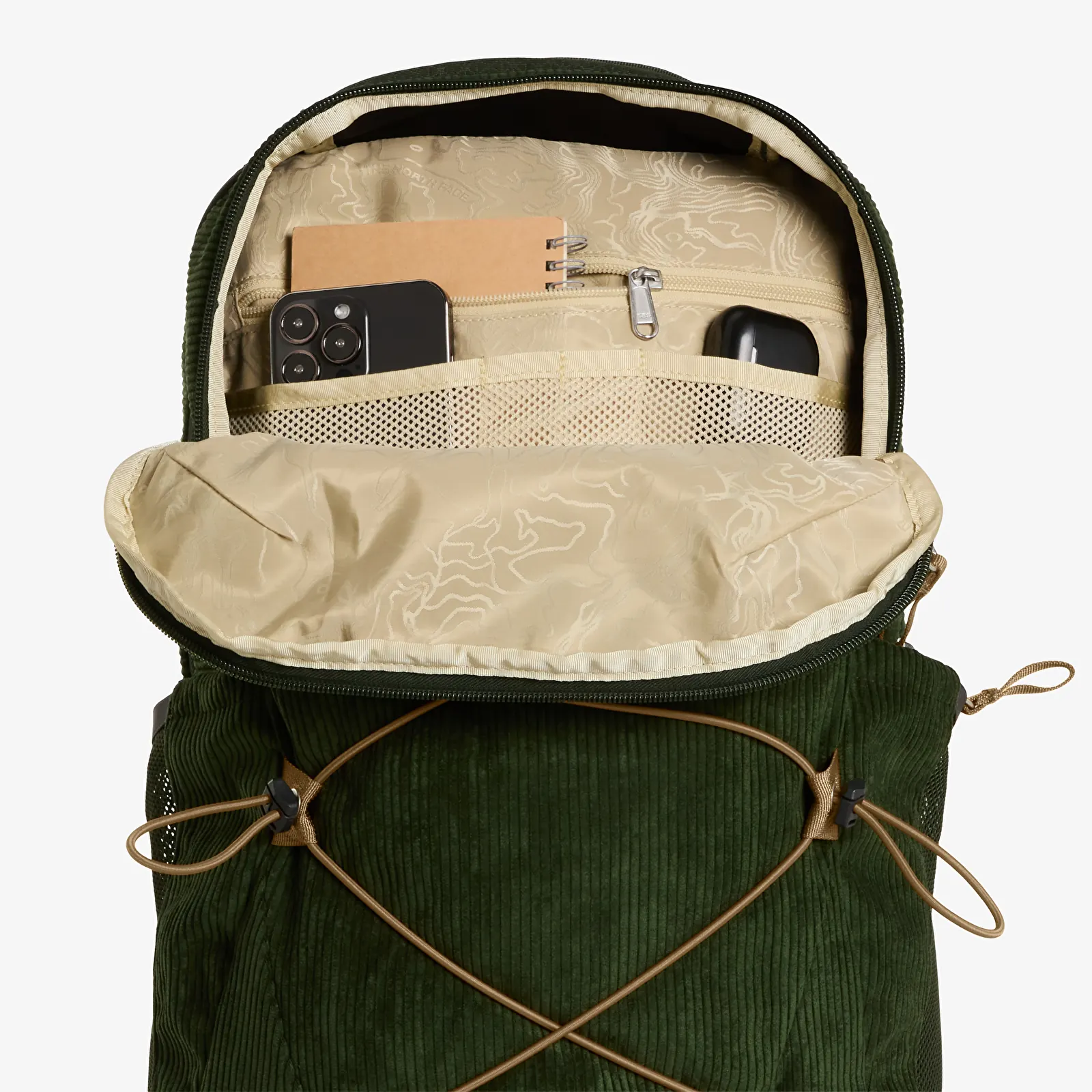 Backpacks The North Face Jester Pro Bottle Green/ Leather Brown