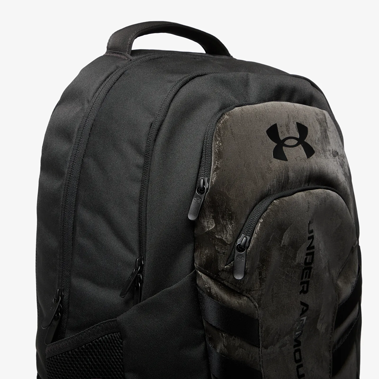 Men's backpacks Under Armour Hustle Pro 6.0 Backpack Black/ Castlerock/ Castlerock