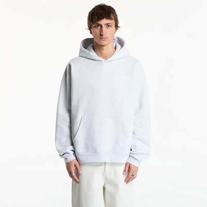 Mikina Obey Intercontinental Extra Heavy Hood Ash Grey