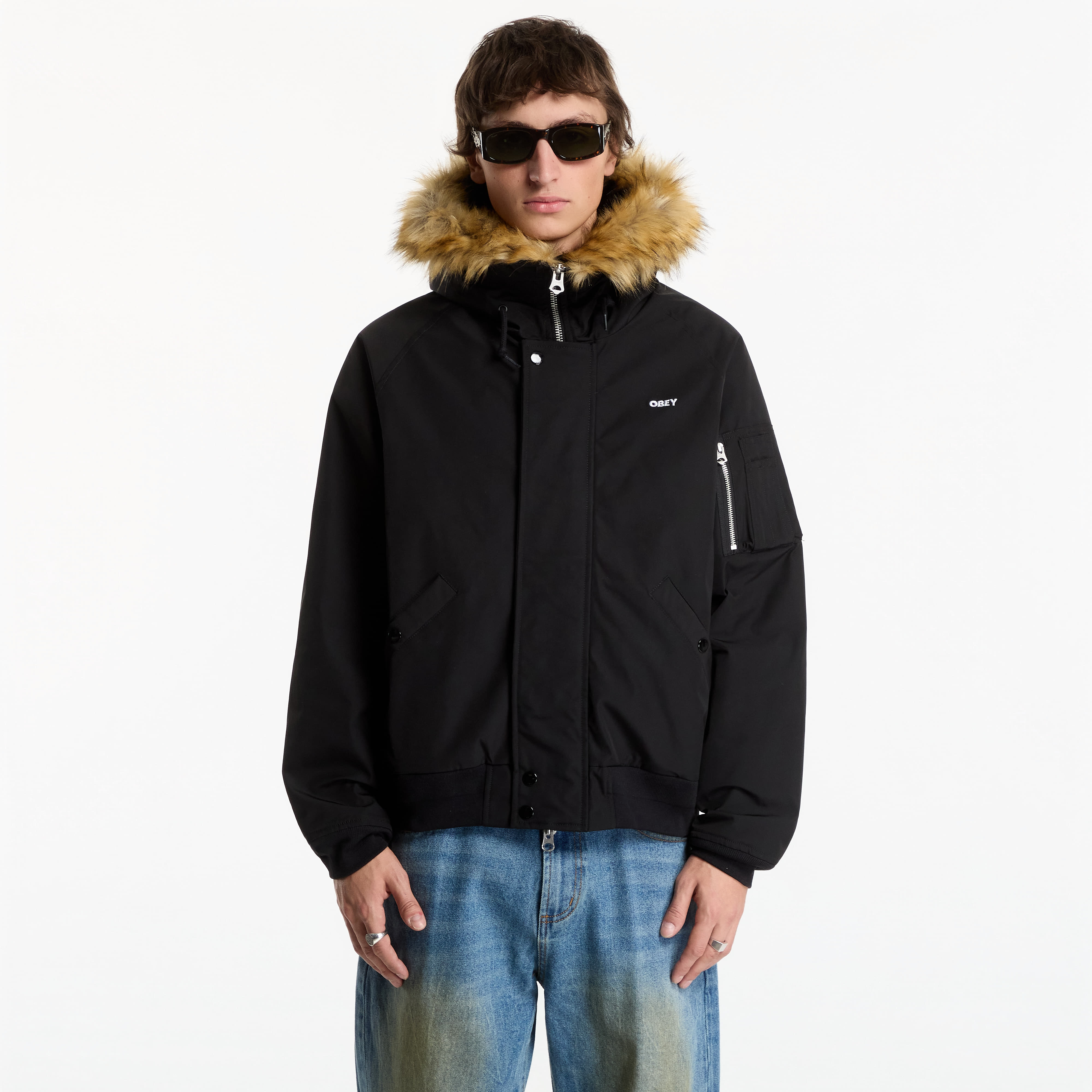 Яке Obey N-2B Short Parka Black L
