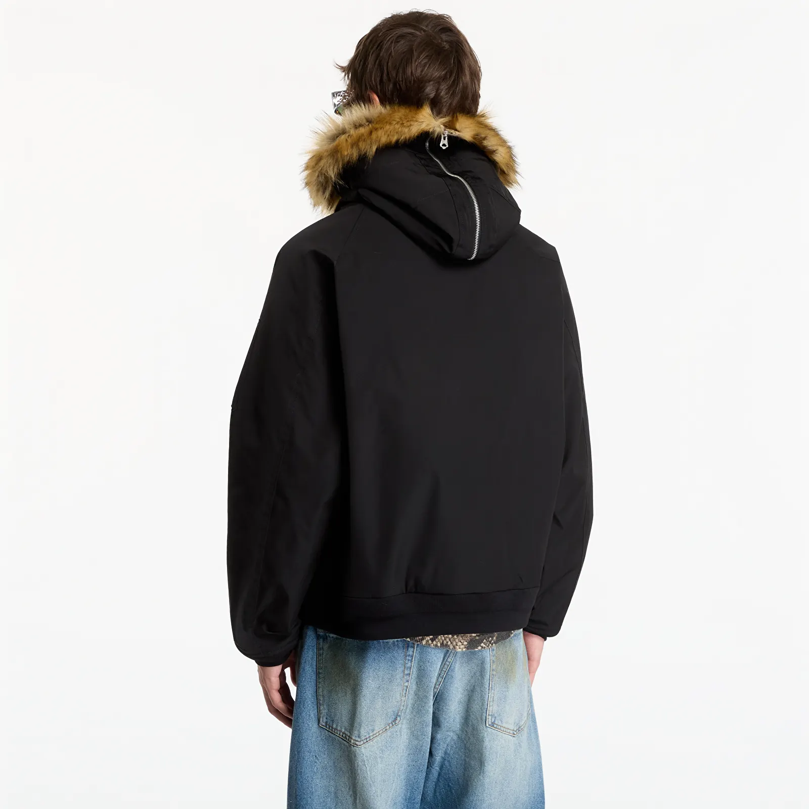 Herrenjacken Obey N-2B Short Parka Black