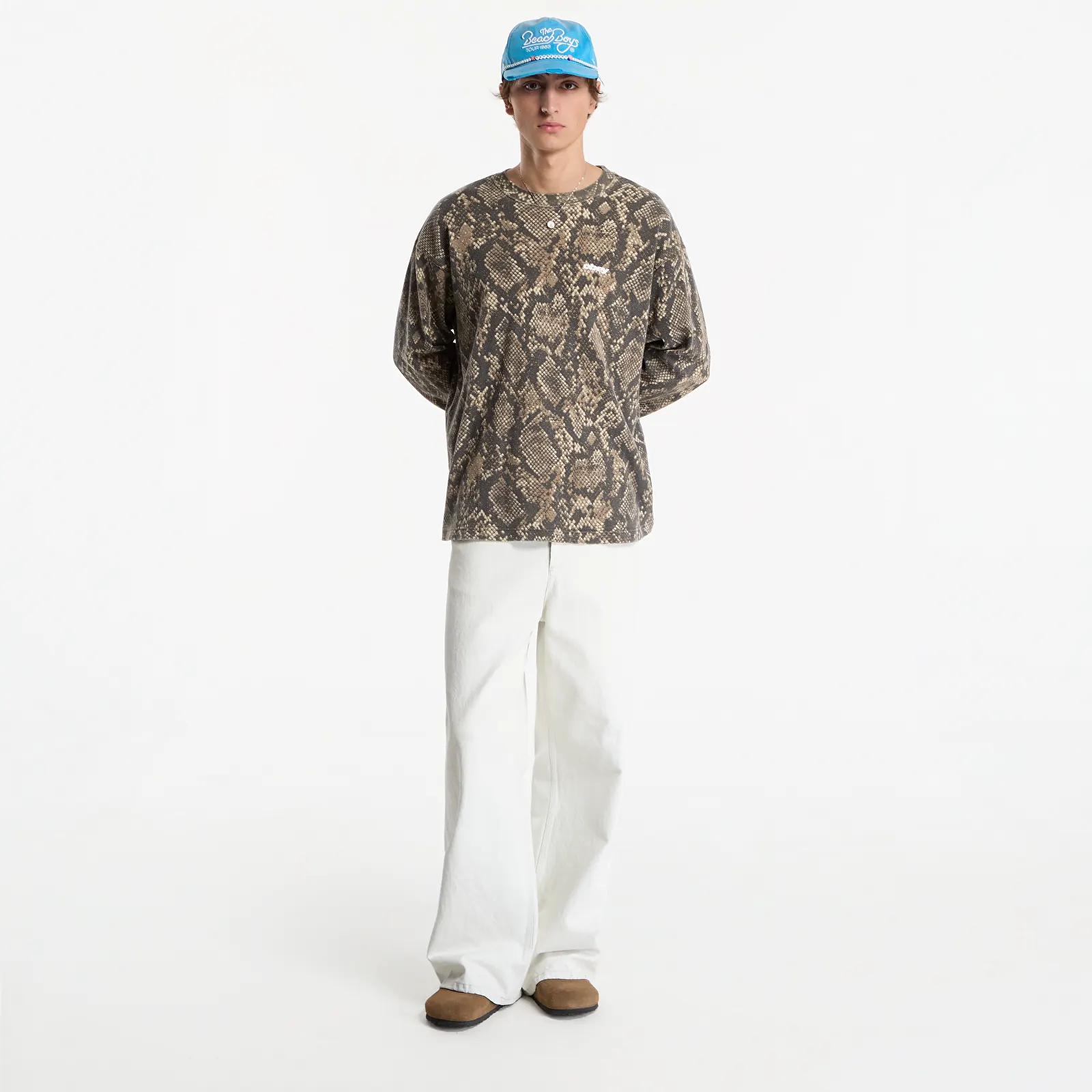 T-skjorter for menn Obey League Thermal Dusty Vintage Rattlesnake