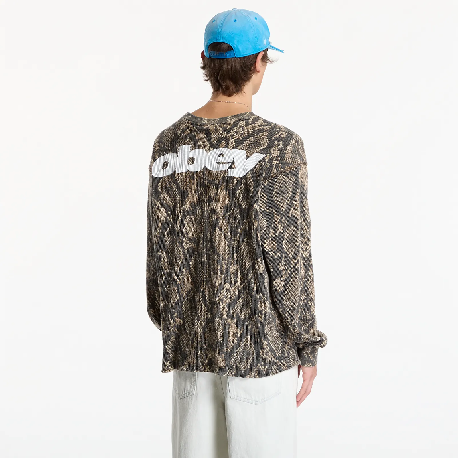 T-skjorter for menn Obey League Thermal Dusty Vintage Rattlesnake