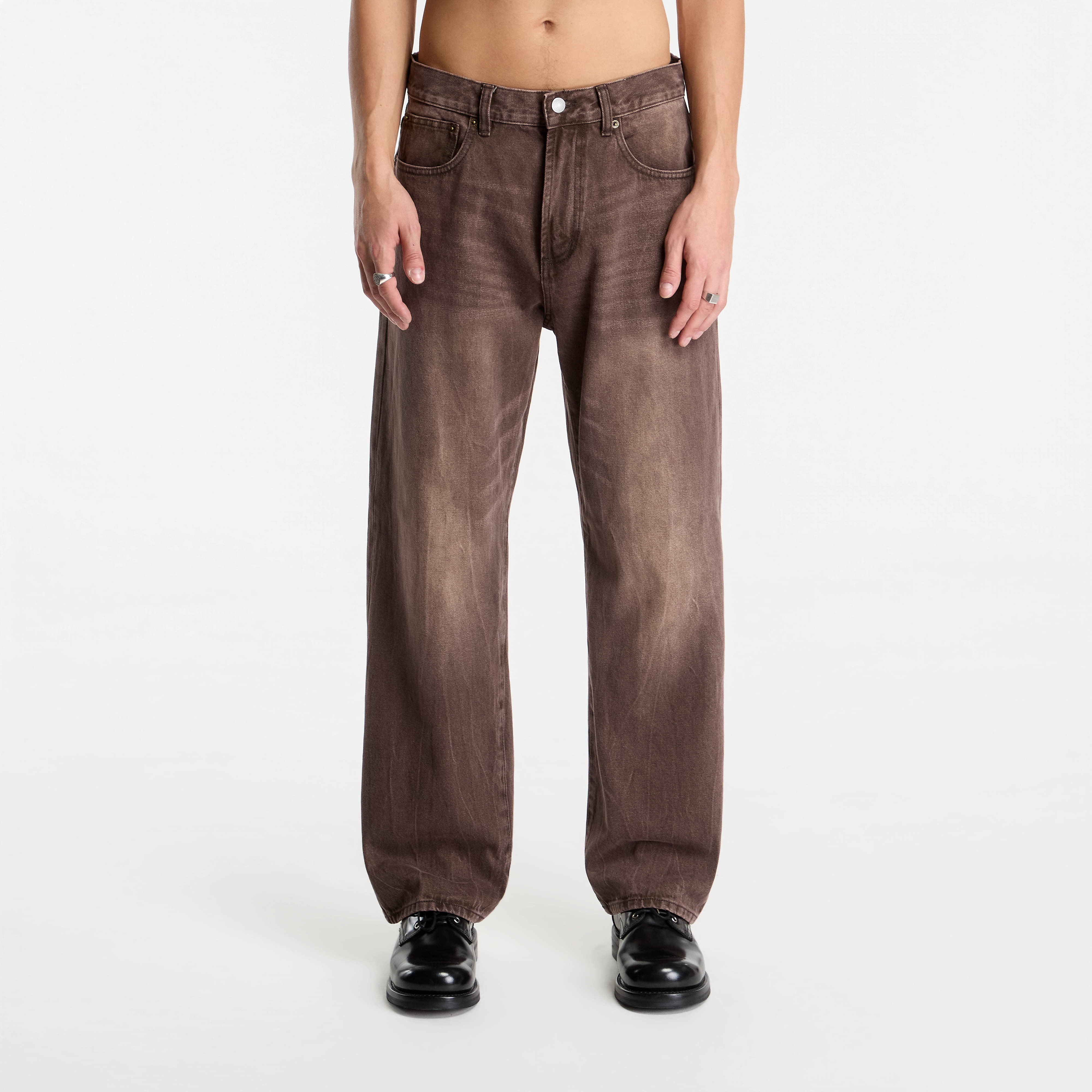 Дънки Obey Nelson Straight Leg Denim Vintage Archive Wren W33