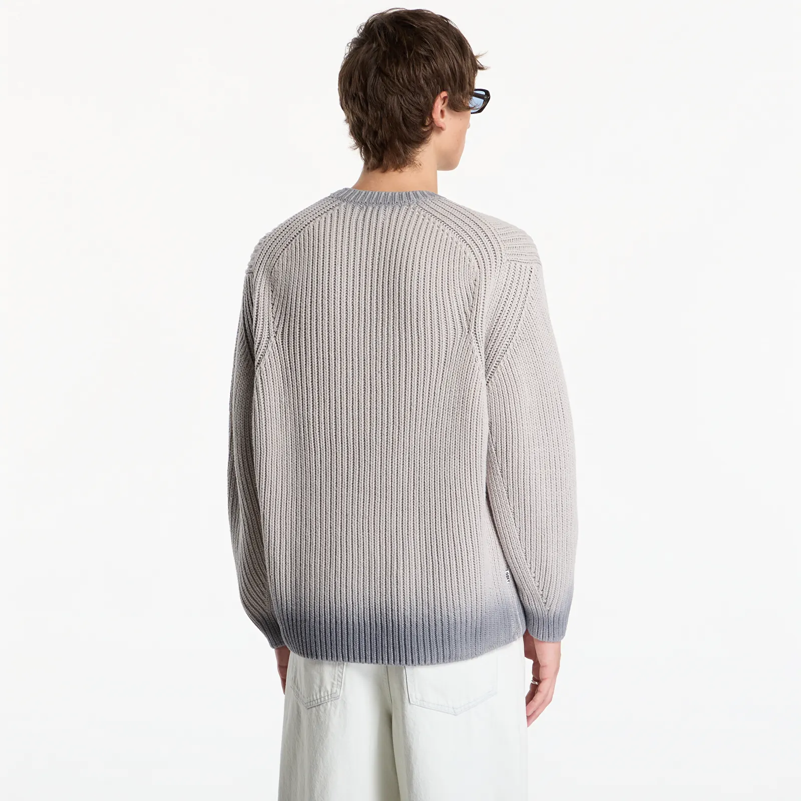 Miesten villapaidat Obey Ian Faded Wash Sweater Grey Faded Wash