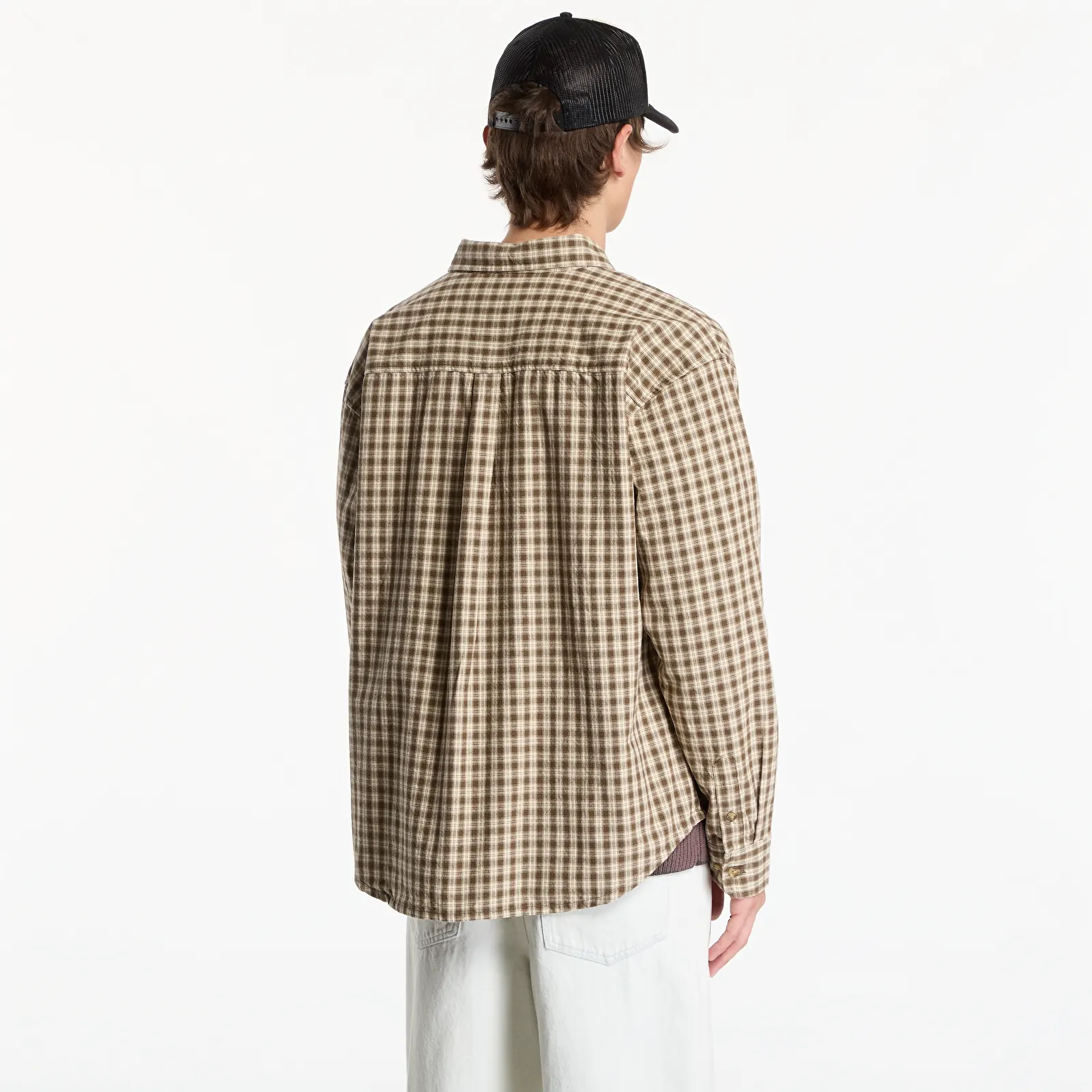 Men's shirts Obey Bigwig Axel Woven Canteen Multi