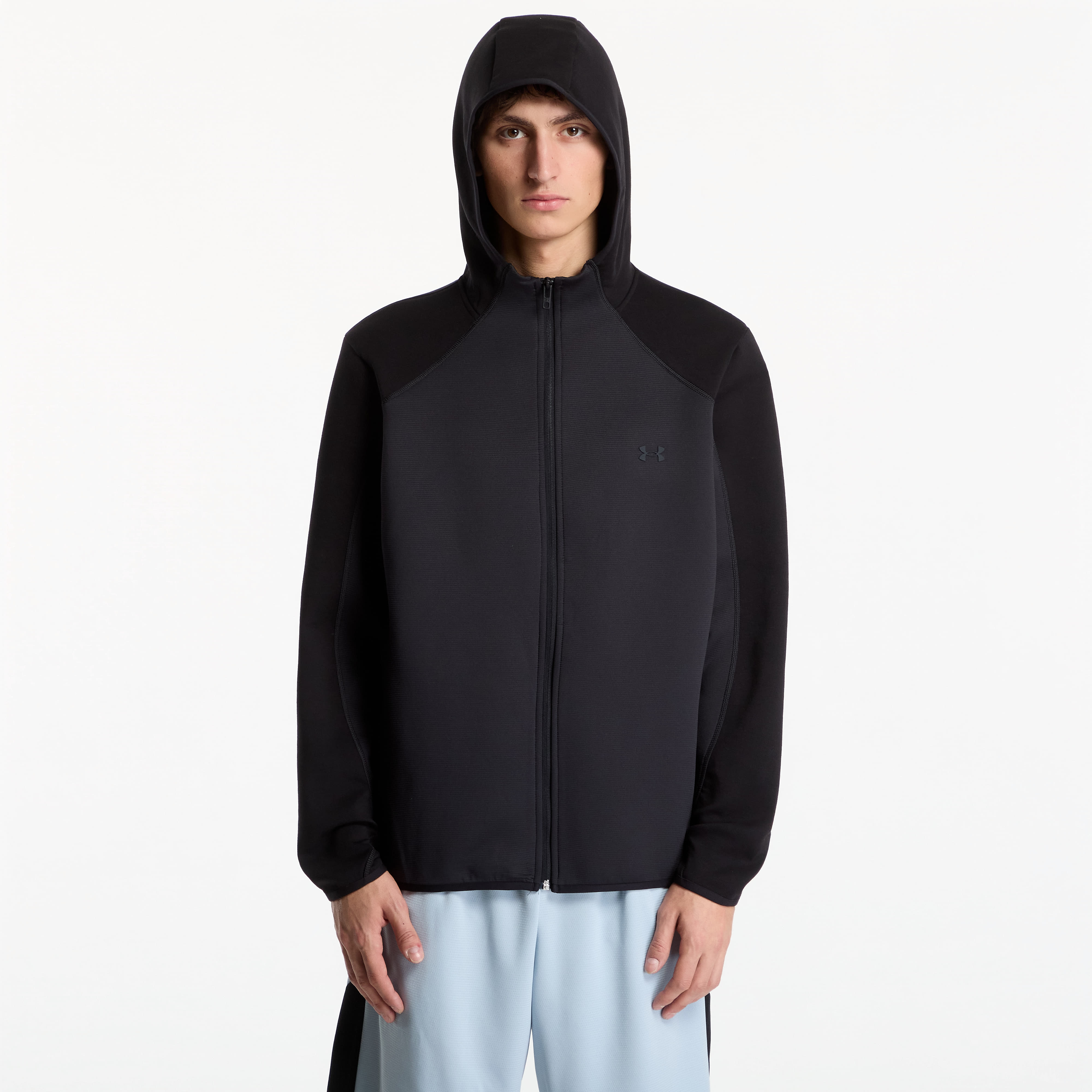 Суитшърт Under Armour Unstoppable Flc Txtrd FZ Ultimate Black/ Black L