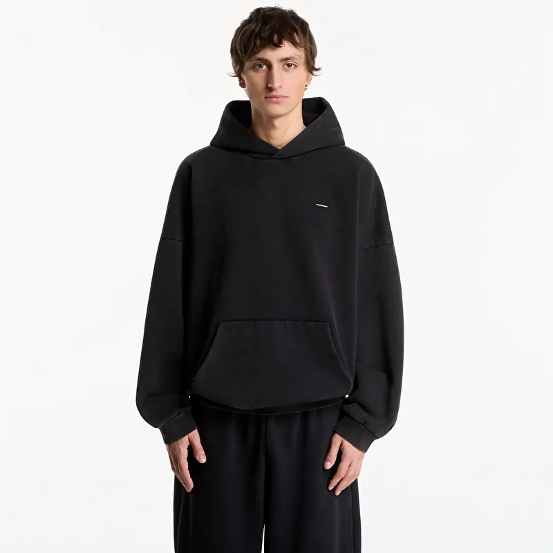Толстовка Under Armour Icon HW Flc Washed Hoodie Ultimate Black/ Ultimate Black