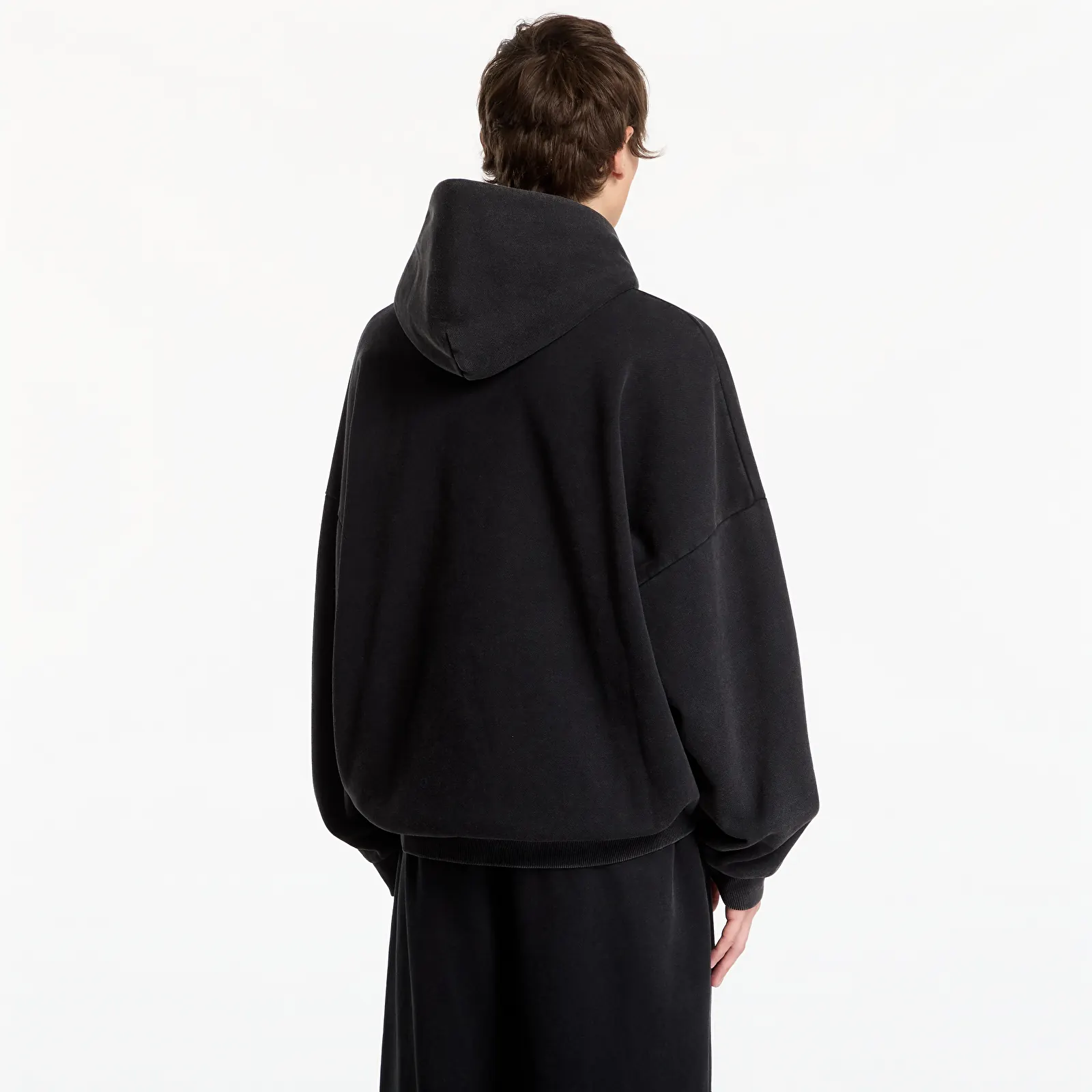 Мъжки суичъри Under Armour Icon HW Flc Washed Hoodie Ultimate Black/ Ultimate Black