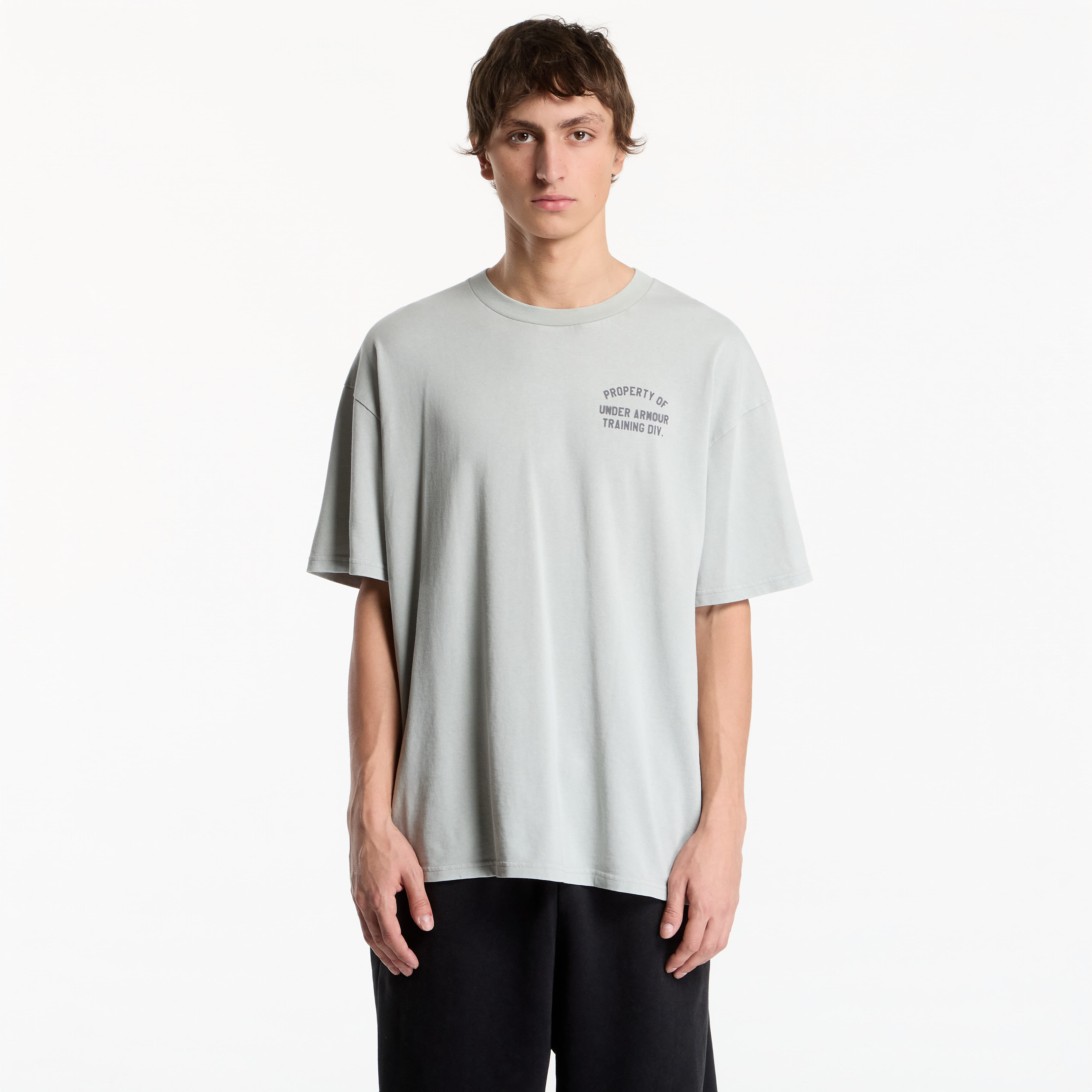 Тениска Under Armour M HWT Property OF SS Titanium/ Castlerock M