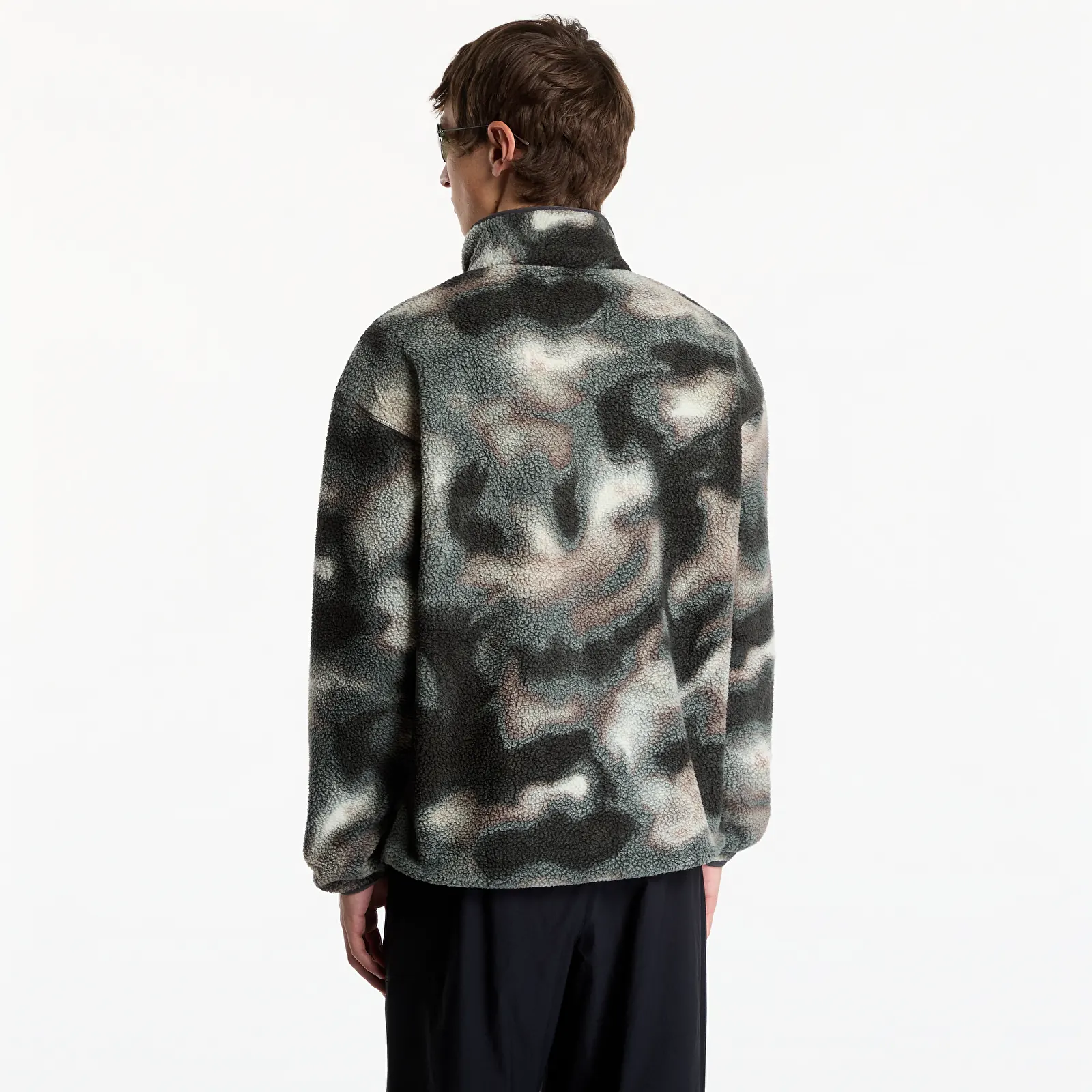 Pánské mikiny Columbia Helvetia™ II Printed Half Snap Fleece Sedona Sage Dyeflow