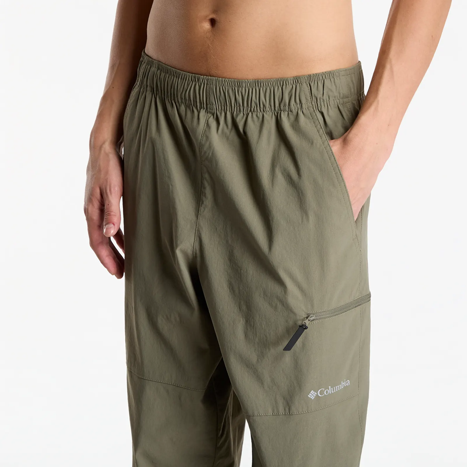 Férfi nadrágok Columbia Woven Cargo Jogger Stone Green