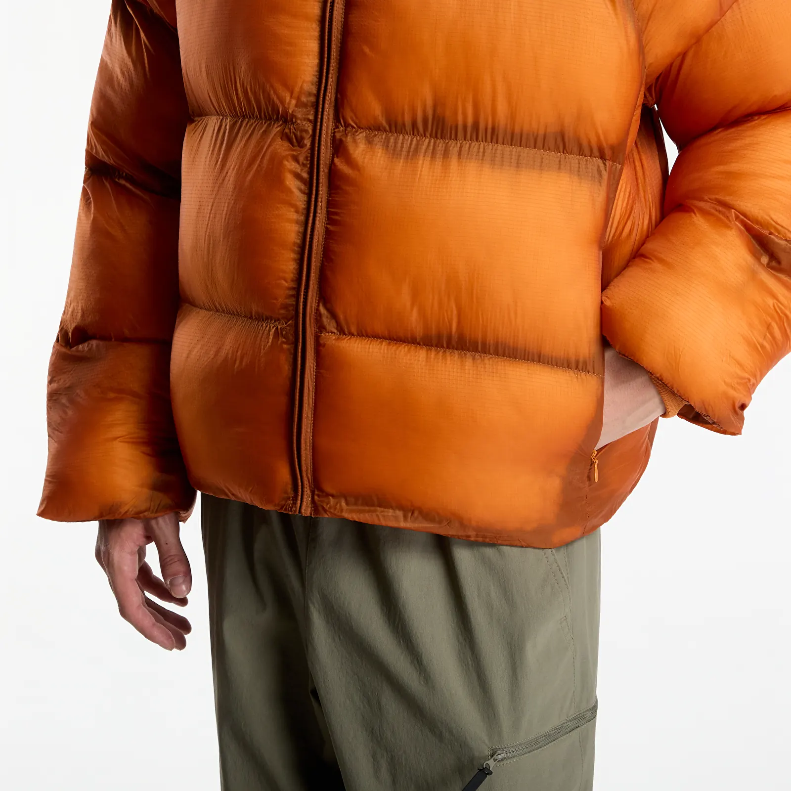 Vīriešu jakas Daily Paper Raglan Sleeve Dias Puffer Jacket Hawaiian Sunset