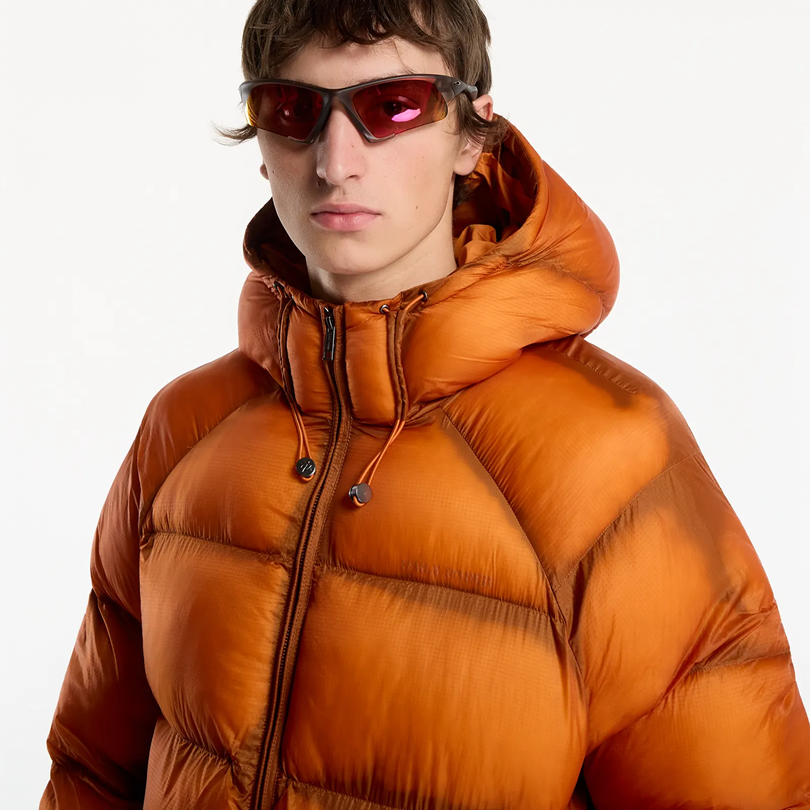 Vīriešu jakas Daily Paper Raglan Sleeve Dias Puffer Jacket Hawaiian Sunset