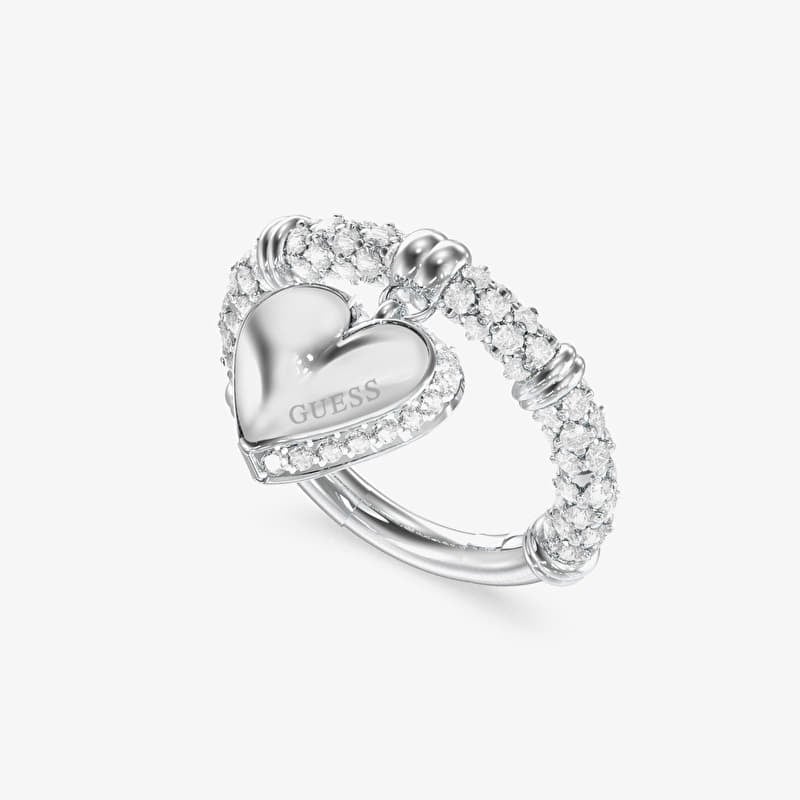 Inel GUESS By Your Side Rhodium