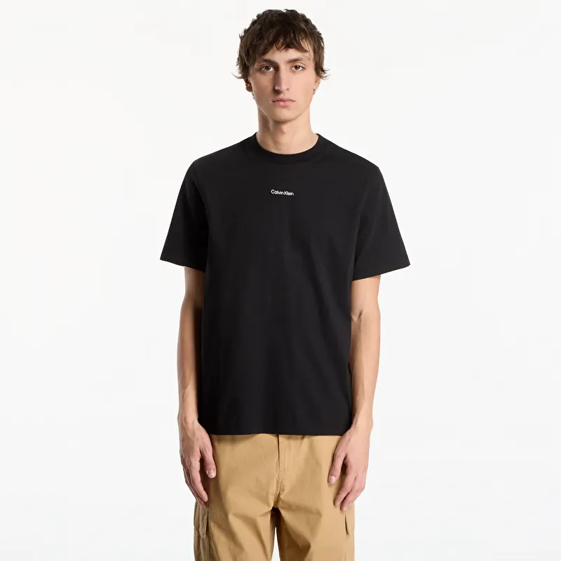 Camiseta Calvin Klein Jeans Ss Easy 20s Retro Ca Black