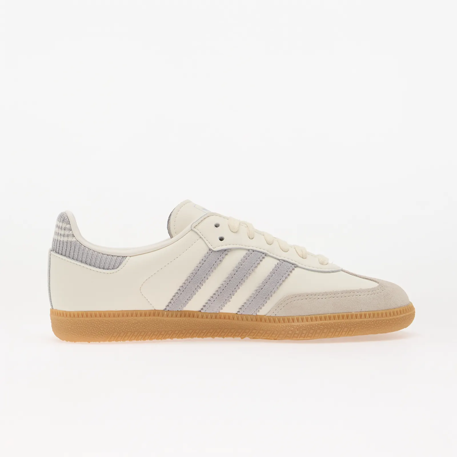 Meeste tossud ja kingad adidas Samba OG Kids Cloud White/ Halo Silver/ Gum