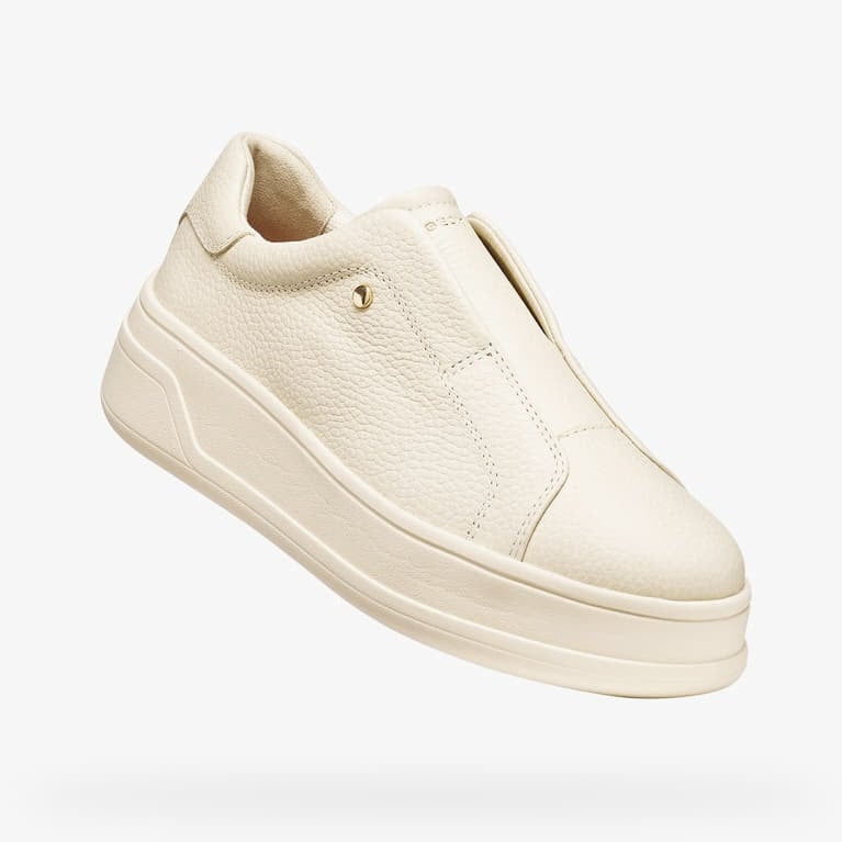 Sneakers för kvinnor Geox Spherica Ecub-2 Cream