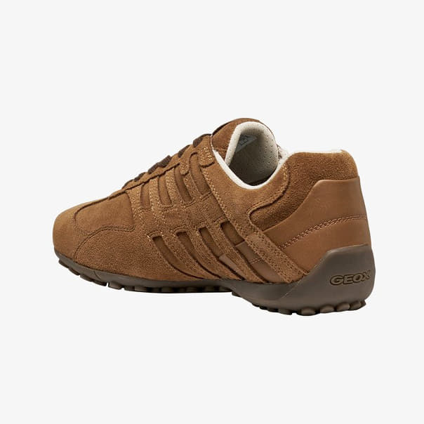 Női sneakerek Geox Snake Brown