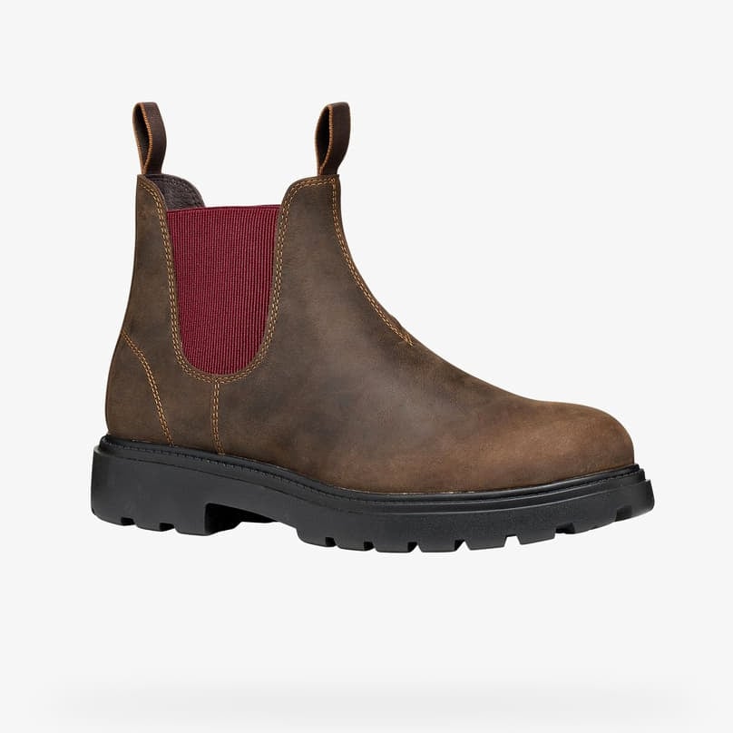 Bottes homme Geox Spherica Ec7 B Brown