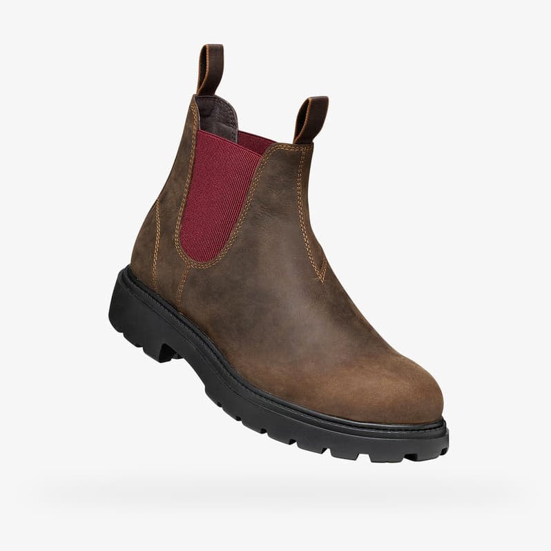 Bottes homme Geox Spherica Ec7 B Brown