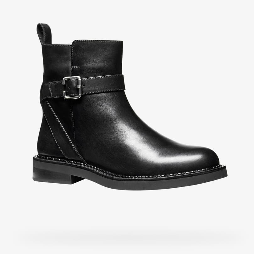 Støvler for kvinner Geox Serilda Black
