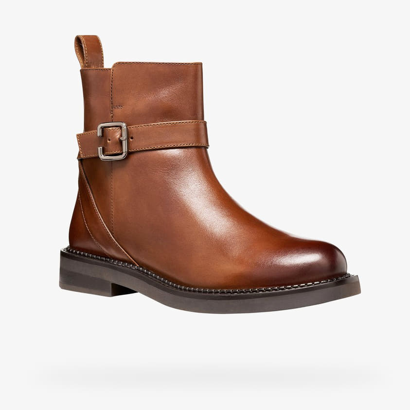 Ghete pentru femei Geox Serilda Dark Brown