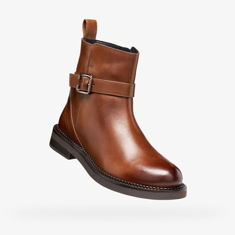 Ghete pentru femei Geox Serilda Dark Brown
