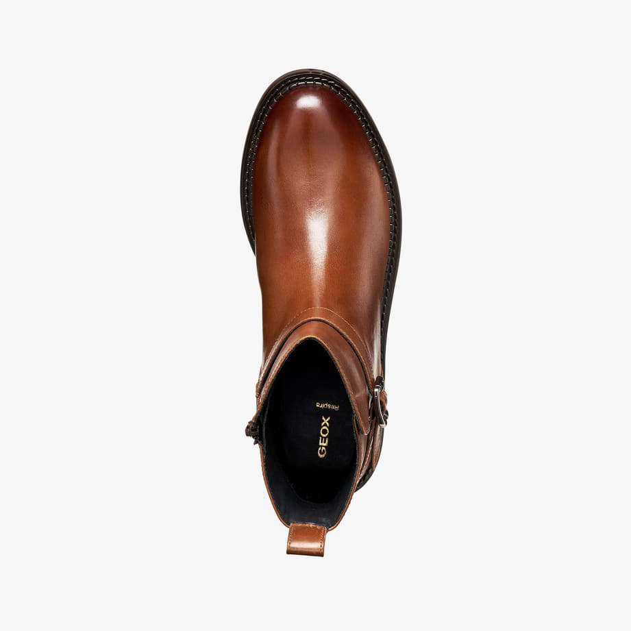 Ghete pentru femei Geox Serilda Dark Brown