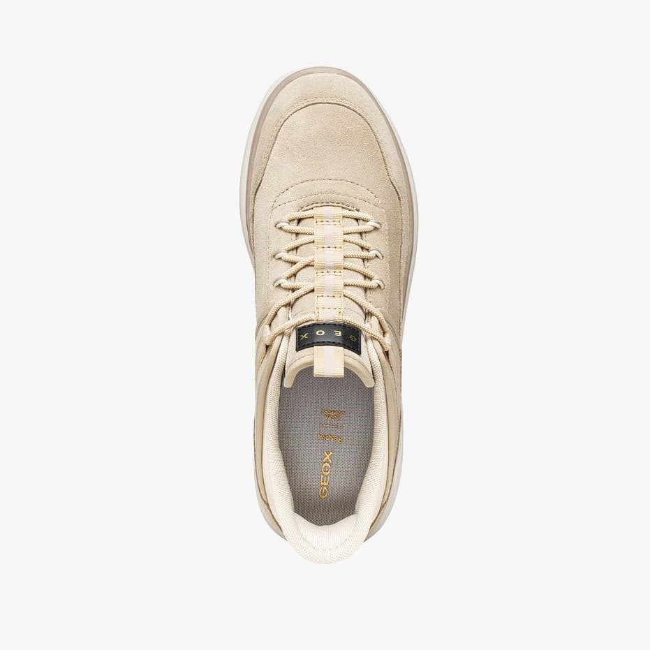 Women's sneakers Geox Spherica Plus Wpf Beige