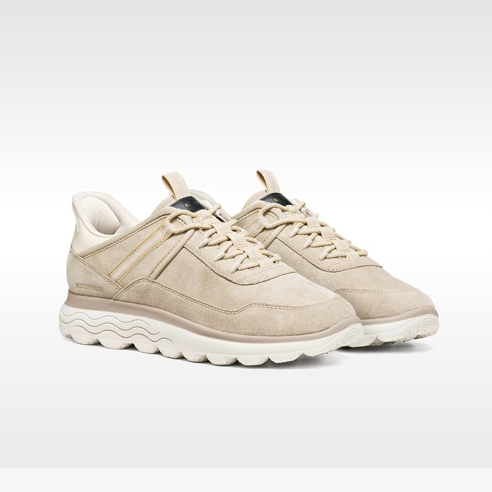 Women's sneakers Geox Spherica Plus Wpf Beige