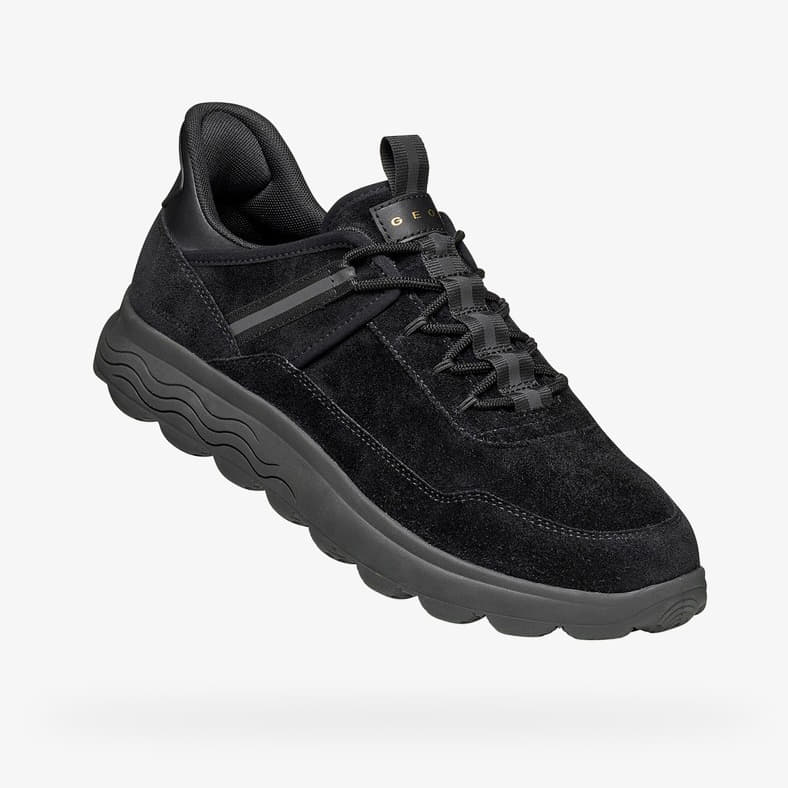 Sneakers til mænd Geox Spherica Plus Wpf Black